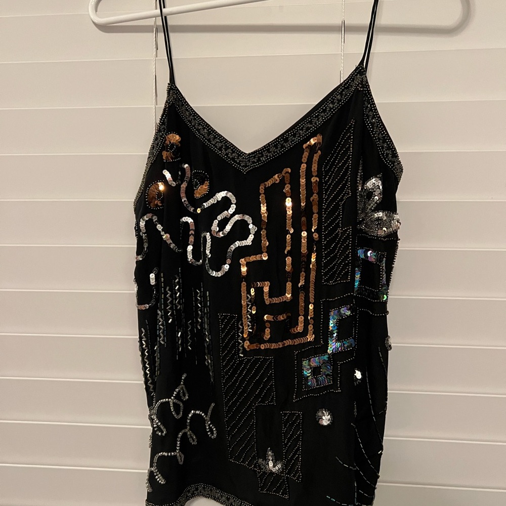 Vintage Argenti beaded top